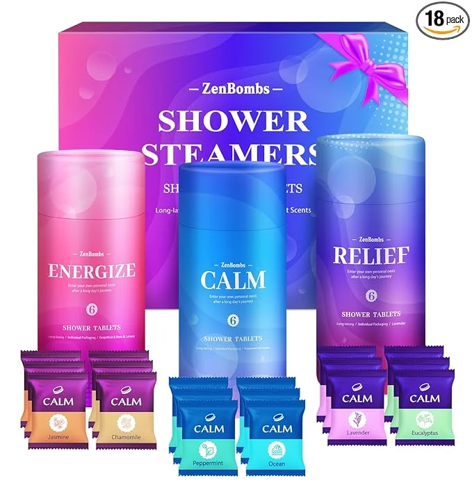 Premium Shower Steamers 18 Pack Set Shower Bombs Classic