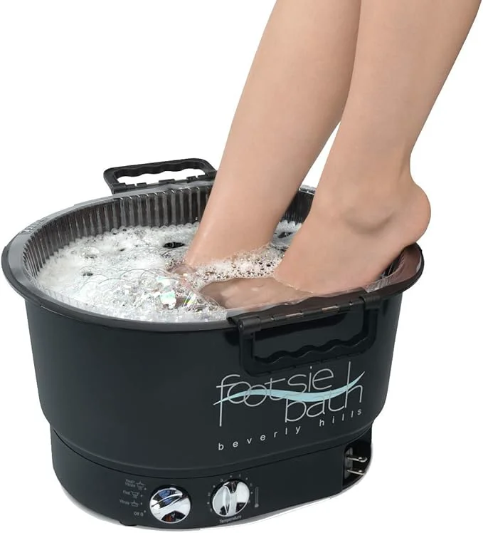 Outstanding Footsie Bath Footbath Plus Spa 4-Setting Switch 30 Min Timer Temperature Original Design