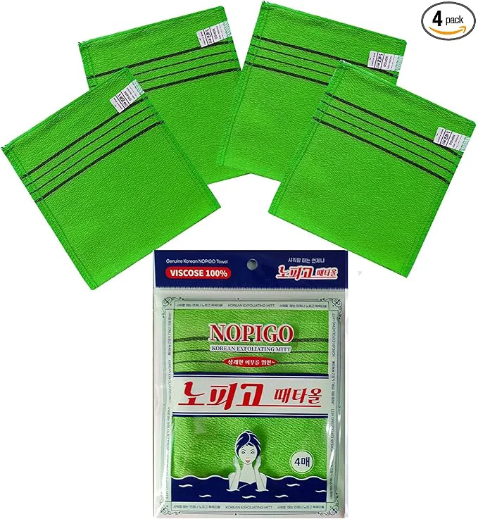 Durable Korean Asian Exfoliating Bath Washcloth Mitt Exceptional