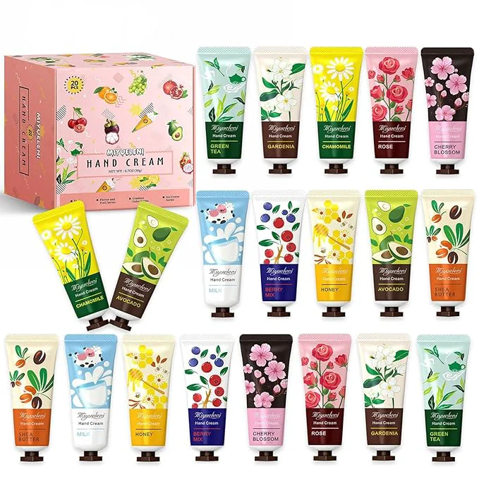 Premium Hand Cream Gift Set 20 Pack Mothers Day Gifts Moisturizing Hand Lotion Efficient