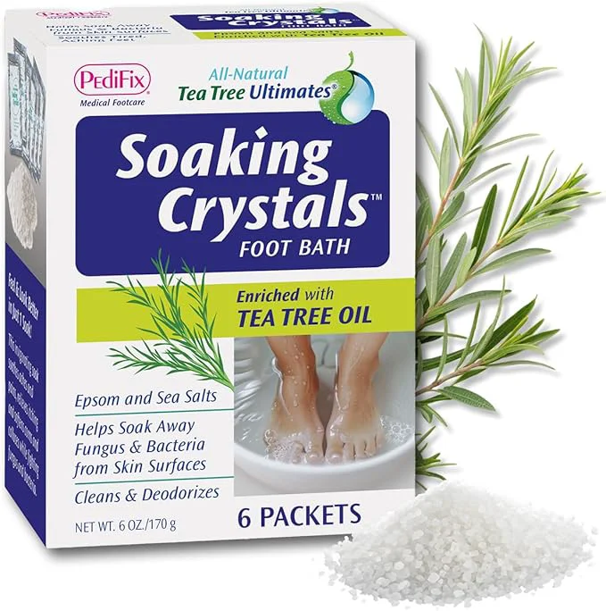 Original Design PediFix Soaking Crystals Foot Bath – 6 Packets – Therapeutic Foot Soak Official