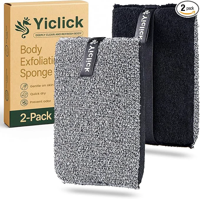 Relaxed Yiclick Exfoliating Body Scrubber Body Exfoliator Scrubber Exfoliating Sponge Traditional