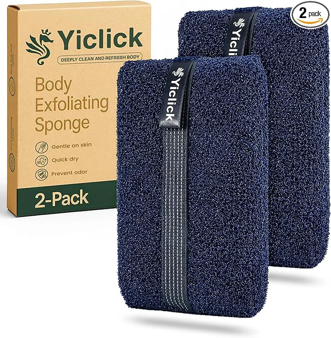 Sustainable Yiclick Exfoliating Body Scrubber Body Exfoliator Scrubber Exfoliating Sponge Carefully Designed
