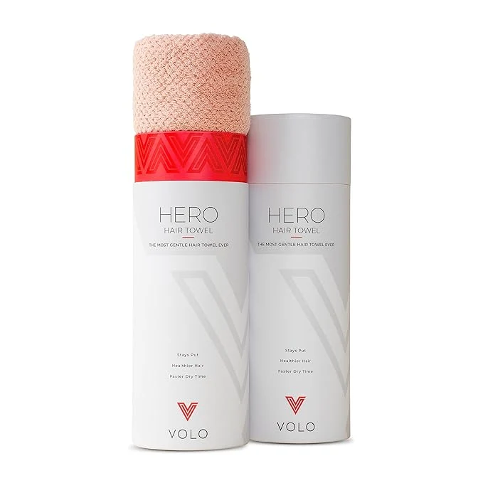 Elite VOLO Super Hero XL Hair Towel Super Absorbent Quick Dry Nanoweave Reduces Excellent