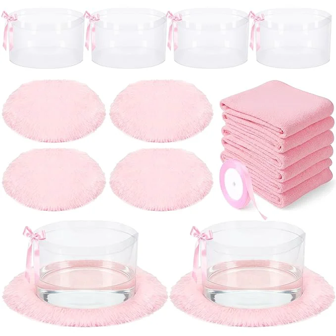Smart HunnmingRe 18 Pcs Foot Spa Kit for Pink Spa Sleepover Party Supplies Advanced