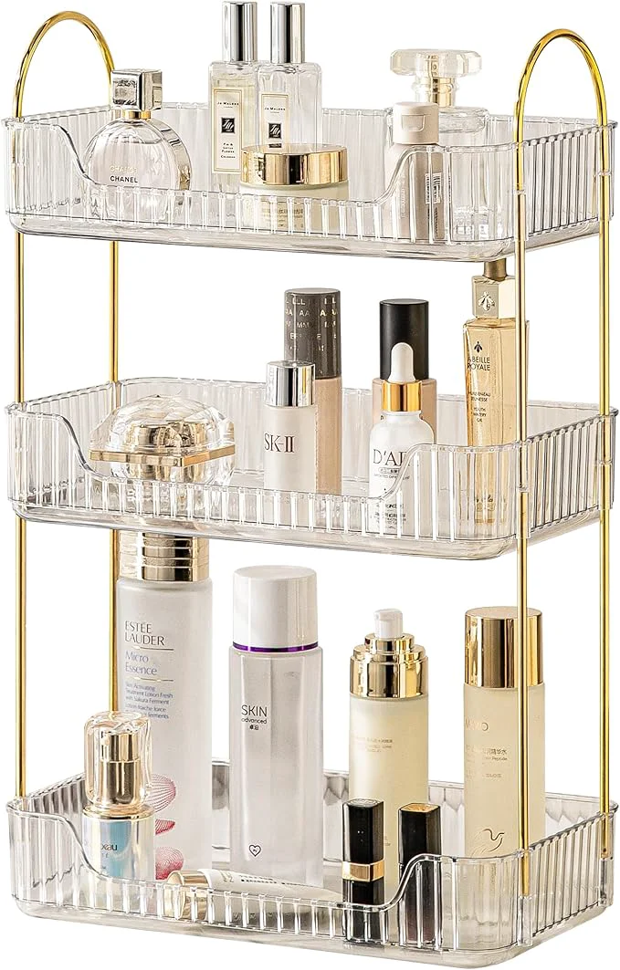 Outstanding Akinbas 3 Tier Bathroom Organizer Countertop Makeup Perfume Tray Skincare High-Grade