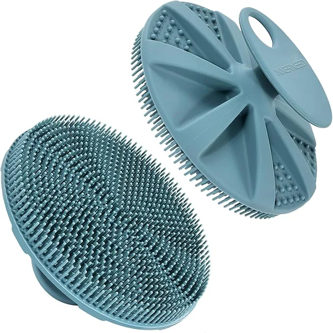 Exceptional INNERNEED Food-Grade Soft Silicone Body Scrubber Shower Brush Handheld Quality