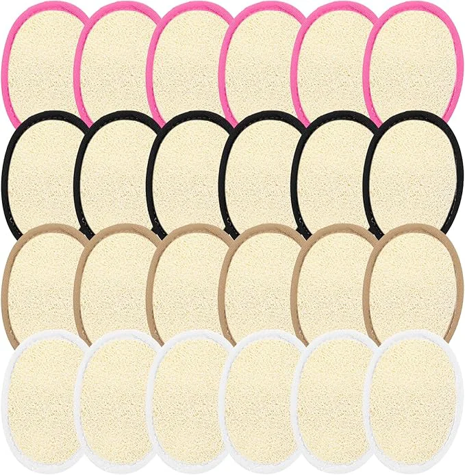 Professional Boao 24 Pcs Loofah Pack Loofah Pads Bulk Soft