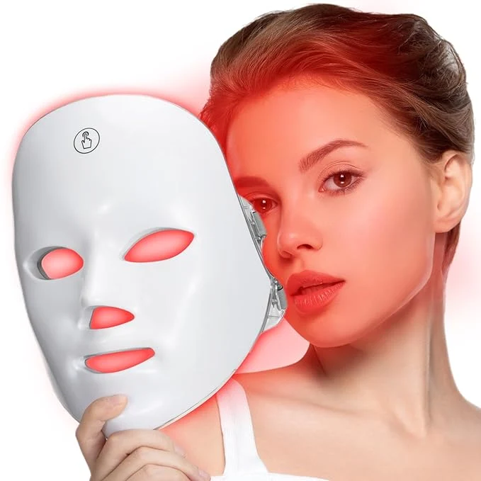 Lightweight SUERBEATY Red Light Mask For Face 7-1 Colors Red Light Face Mask Facial Authentic