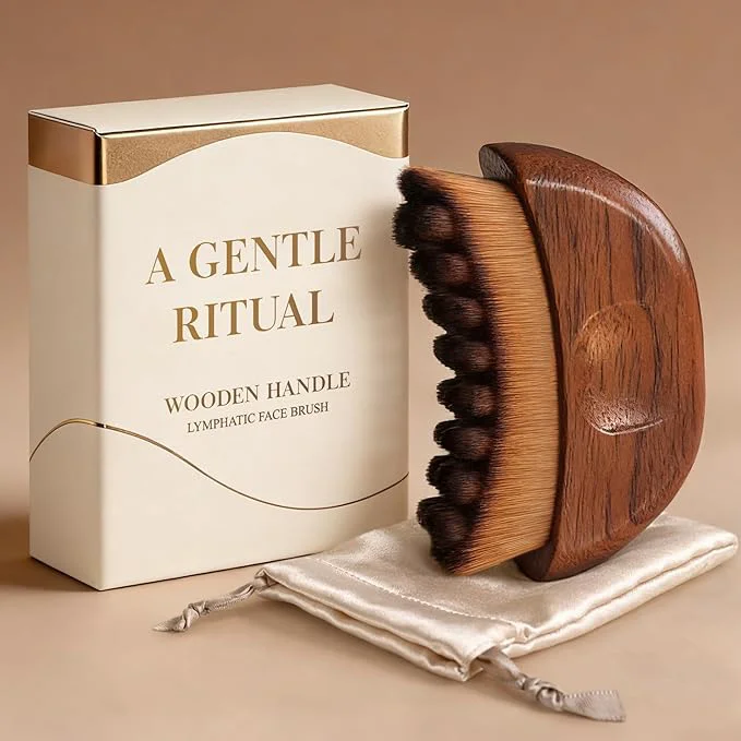 Traditional Lymphatic Contour Face Brush Solid