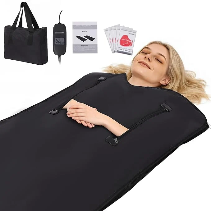 Fine Crafted FAHKNS Infrared Sauna Blanket Foldable Sleep Bag at Home Portable Sauna Bag Professional