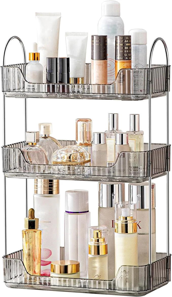 High-End Akinbas 3 Tier Bathroom Organizer Countertop Makeup Perfume Tray Skincare Responsible