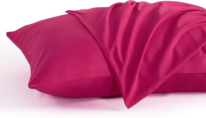Relaxed NTBAY Standard Pillow Cases Set of 2 2 Pack Brushed Microfiber 20×26 Pillow Cases Soft Wrinkle Fade Stain Resistant Magenta Pillow Cases with Envelope Closure 20×26 Inches Magenta Unique