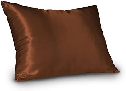 Detailed BLISSFORD Satin Pillowcase with Zipper for Hair and Skin Care Feels Soft and Cool Like a Silk Pillowcase Satin Pillow Cases 2 Pack Slik Pillow Cover Rust – Queen Size Set of 2 Advanced