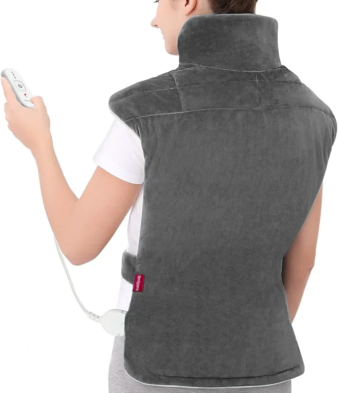 Minimalist Comfytemp Heating Pad for Back Neck Shoulders Weighted Heating Pad Valentines Safe