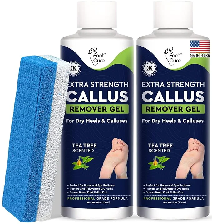Carefully Designed Callus Remover for Feet with Extra Strength Gel Foot Pumice Stone Set High-Performance