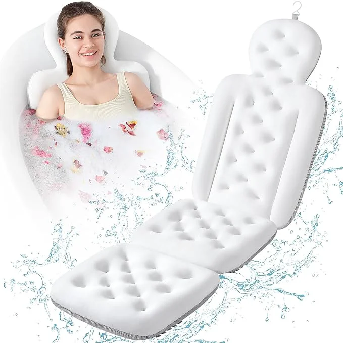 Comfortable Luxury Bath Cushion Full Body Bathtub Pillow Breathable