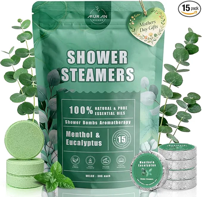 World-Class Shower Steamers Aromatherapy 15-Pack Shower Bombs Gifts Pure