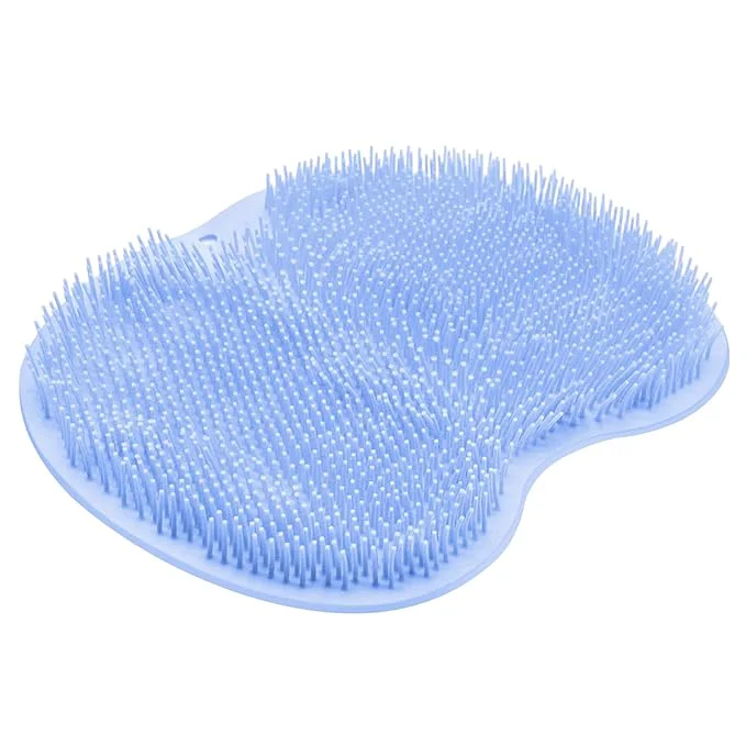 Reusable Shower Foot Scrubber Mat Back Washer Back Exfoliating Bath Wash Pad Wall Professional