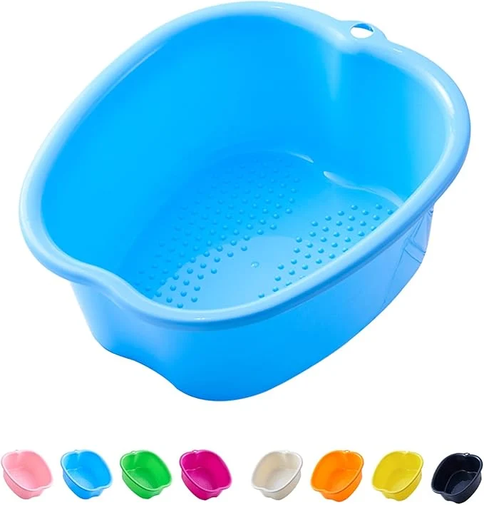 Practical AXLOFO® Foot Soaking Bath Basin Large Plastic Foot Soaking Tub Feet Massage Expertly Made