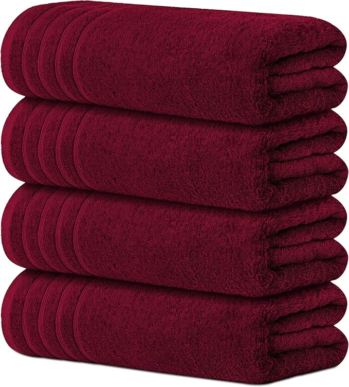 Classic Avalon Towels Bath Towels Set of 4 Size 30 x 60 Inches Highly Soft and Elite
