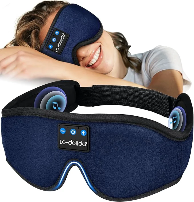 Genuine LC-dolida Sleep Headphones Sleep Mask Bluetooth Wireless Music Eye Mask Modern