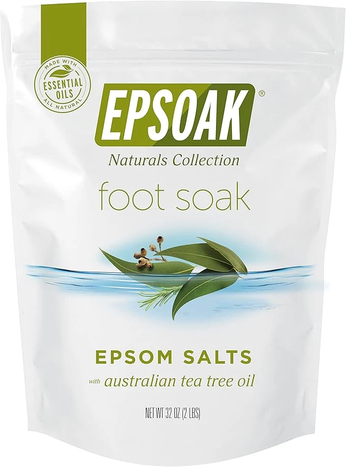 Casual Tea Tree Oil Foot Soak with Epsoak Epsom Salt Detailed