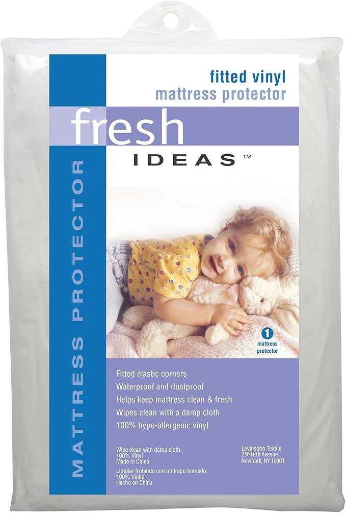 Effective Levinsohn FRE111WHIT02 Vinyl Hypoallergenic Fresh Ideas Waterproof Mattress Protector Full White Carefully Designed