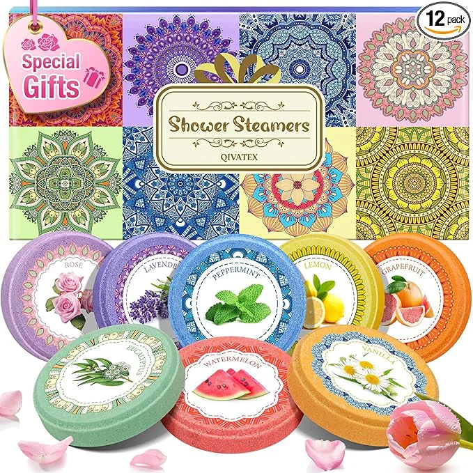 Traditional Qivatex Shower Steamers Aromatherapy Mothers Day Gifts Powerful
