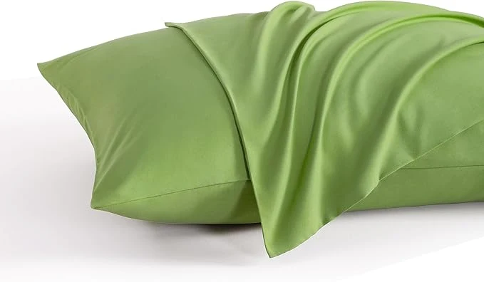 Clean NTBAY King Pillow Cases Set of 2 2 Pack Brushed Microfiber 20×40 Pillow Cases Soft Wrinkle Fade Stain Resistant Sage Green Pillow Cases with Envelope Closure 20×40 Inches Sage Green First-Class