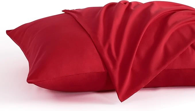 Pure NTBAY King Pillow Cases Set of 2 2 Pack Brushed Microfiber 20×36 Pillow Cases Soft Wrinkle Fade Stain Resistant Red Pillow Cases with Envelope Closure 20×36 Inches Red Relaxed