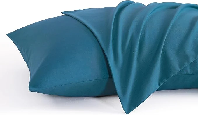 Easy-to-Use NTBAY King Pillow Cases Set of 2 2 Pack Brushed Microfiber 20×36 Pillow Cases Soft Wrinkle Fade Stain Resistant Teal Blue Pillow Cases with Envelope Closure 20×36 Inches Teal Blue Luxury