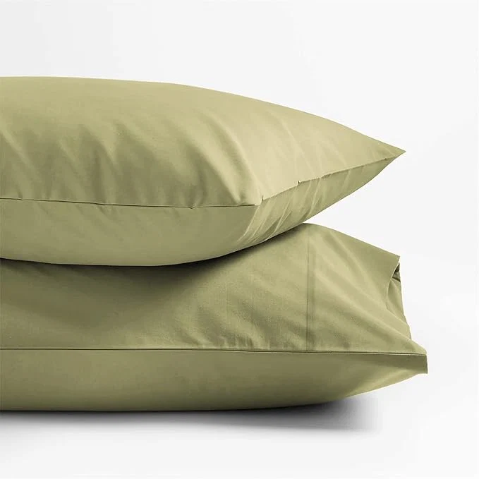 Advanced TEXAS LINEN CO. Egyptian Cotton Standard Queen Size Pillow Cases Set of 2-1000 Thread Count Pillow Cover – Breathable amp Cooling Sage Green Pillowcases Set of 2 for Standard Queen Pillows Verified