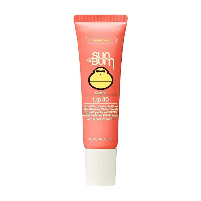 Outstanding Sun Bum SPF 30 Sunscreen Sunset Cove Tinted Lip Balm Minimalist