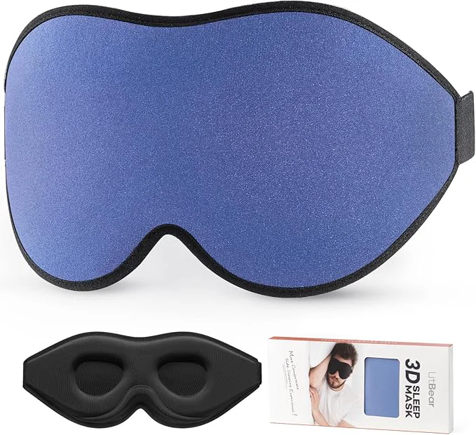 High-Grade LitBear Sleep Masks Light Blocking Eye Mask Sleeping Relaxed