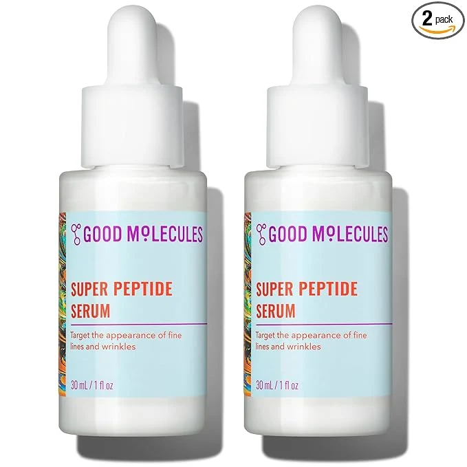 Effective Good Molecules Super Peptide Serum Pack 2 – 1 fl oz 30 ml Each Lightweight Advanced