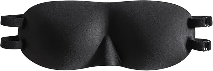 Advanced ALASKA BEAR Sleep Mask 2 Straps Deep Concave Molded Foam Mask Detailed