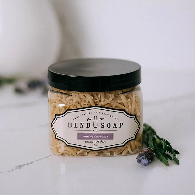 Versatile HInt of Lavender Milk Bath Natural Ingredients Bubble Bath Gentle Modern
