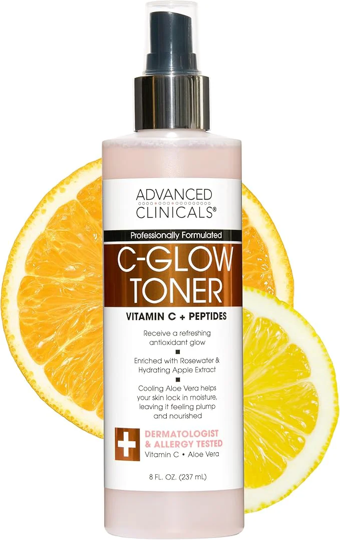 Comfortable Advanced Clinicals Vitamin C Glow Facial Mist Toner Sustainable