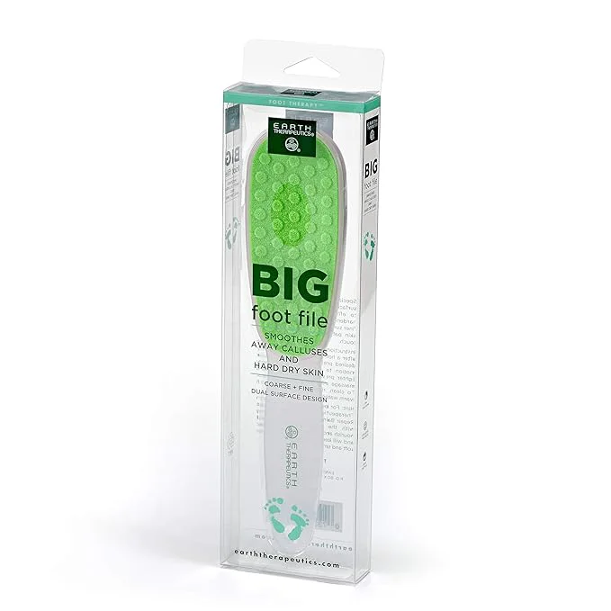 Easy-to-Use Earth Therapeutics Big Ceramic Foot File Breathable