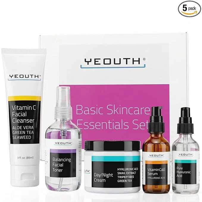 Efficient YEOUTH Skin Care Set Hyaluronic Acid Serum Fashionable