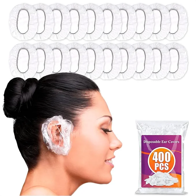 Refined 400 Pcs Ear Shower Covers – Disposable Ear Covers Sustainable