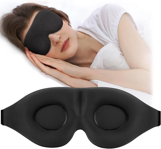 Premium Material ZGGCD Sleep Mask for Side Sleeper Light Blocking Sleeping Eye Mask for Women Fashionable