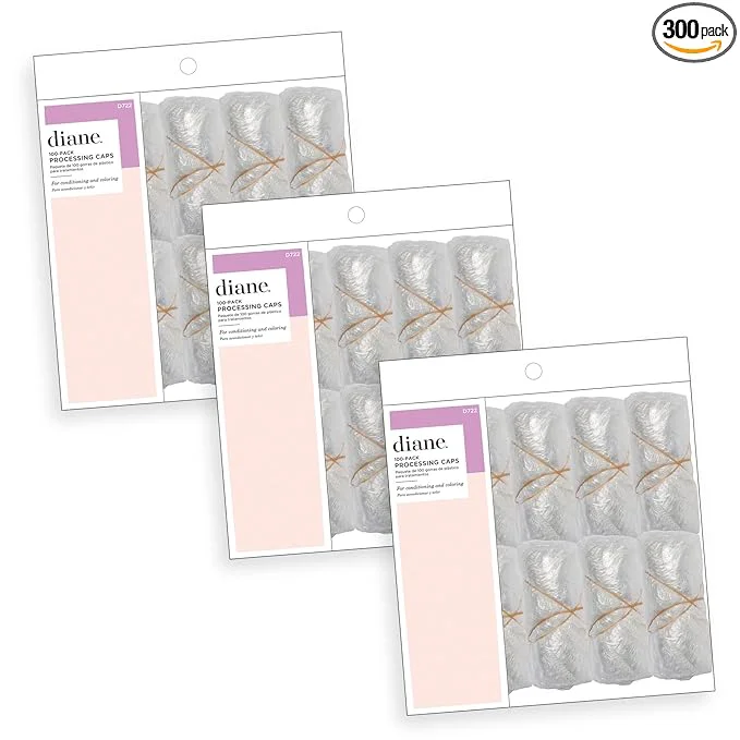 Original Design Diane Disposable Clear Processing Hair Caps Natural
