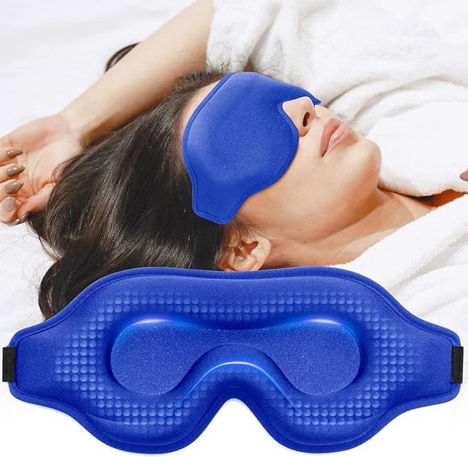 Original Sleep Eye Mask for Men Women Weighted Sleeping Mask for Side Sleeper Travel Lightweight