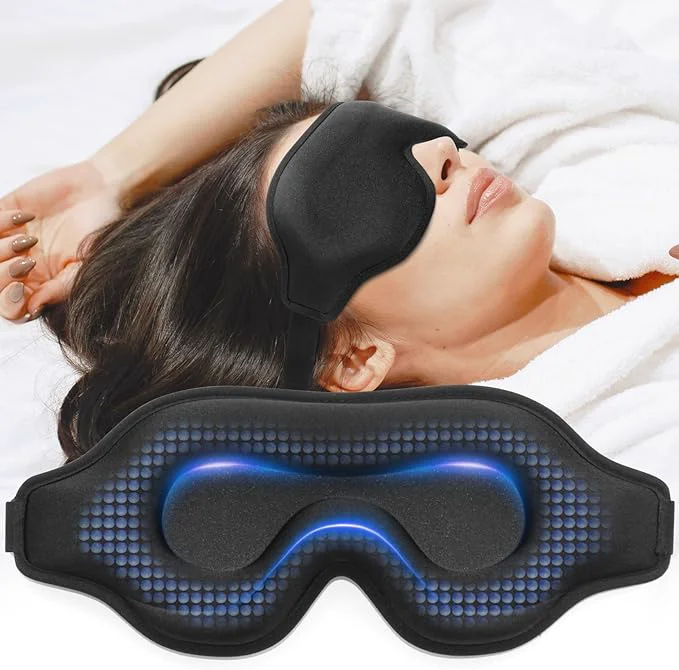 Prestigious Sleep Eye Mask for Men Women Weighted Sleeping Mask for Side Sleeper Travel Contemporary