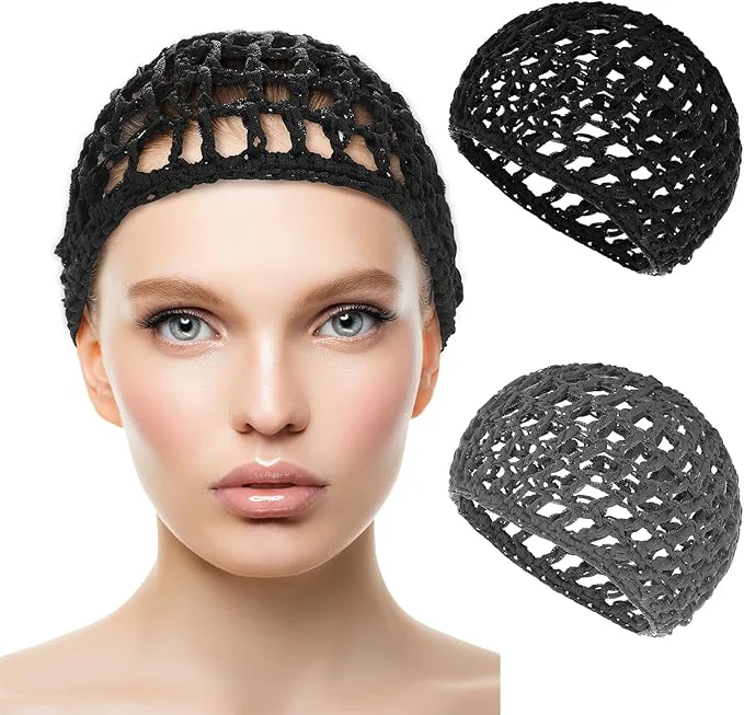 Natural WLLHYF Wig Cap Thick Long Hair Caps Adjustable Net Mesh Braided Weaving Making Solid