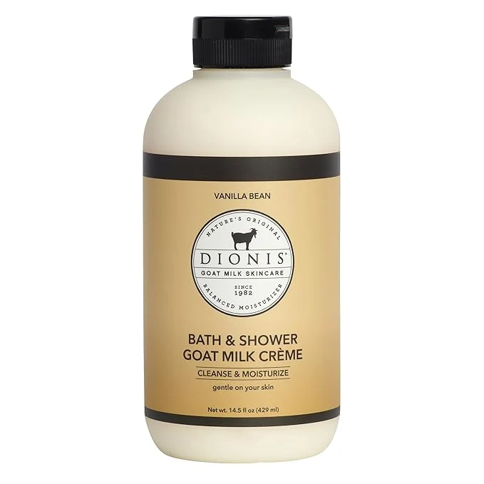 Powerful Dionis Bath Shower Goat Milk Crème Vanilla Bean 14.5oz Flexible