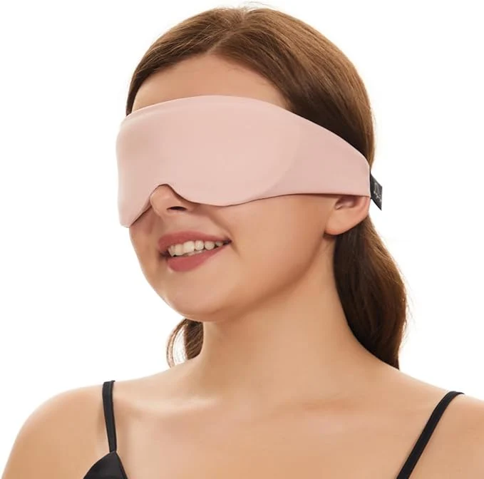 Consistent ALASKA BEAR Sleep Mask for Side Sleepers Patented Design Cup-Shaped and Fashionable