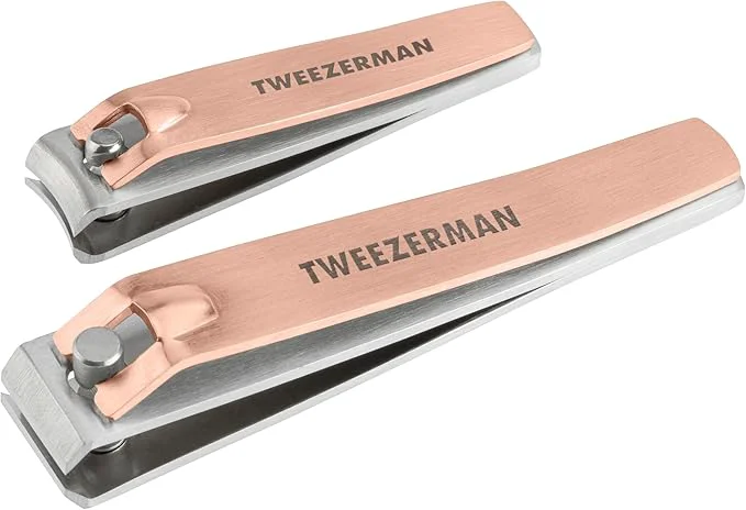 Efficient Tweezerman Rose Gold Combo Clipper Set Authentic